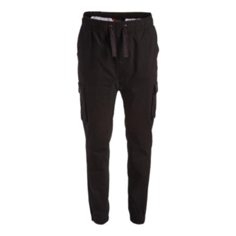 Galaxy By Harvic Mens Twill Cotton Jogger Pants Navy Blue 2XL