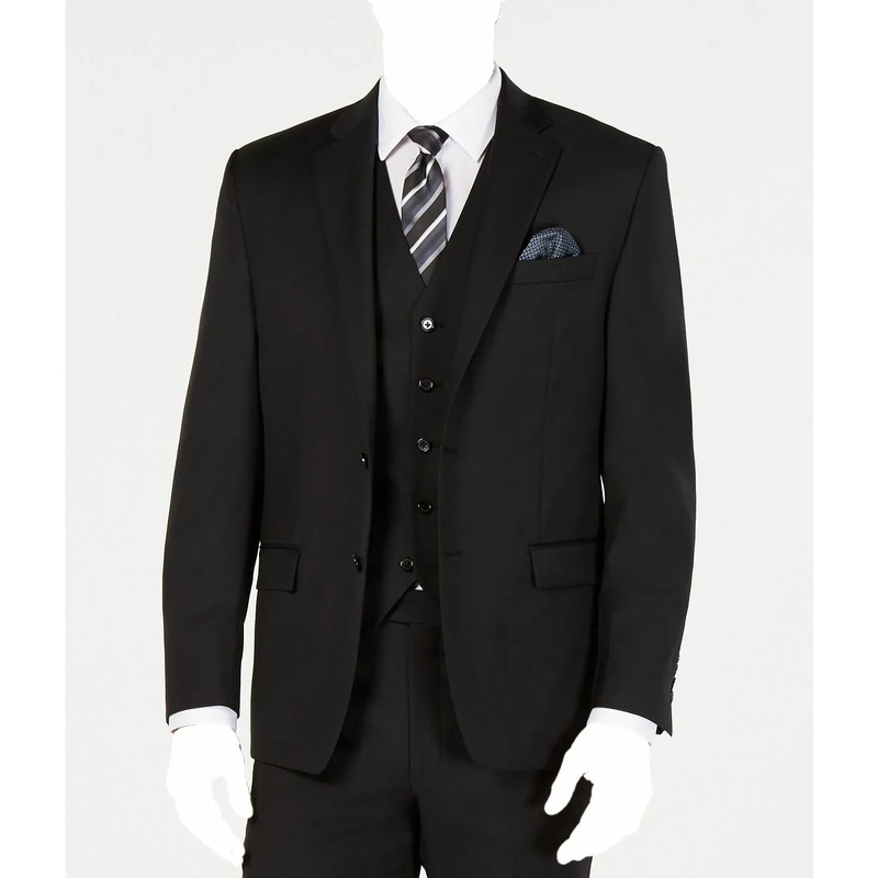 Lauren Ralph Lauren Mens Classic Fit UltraFlex Sport Coat Blazer  Black  44R