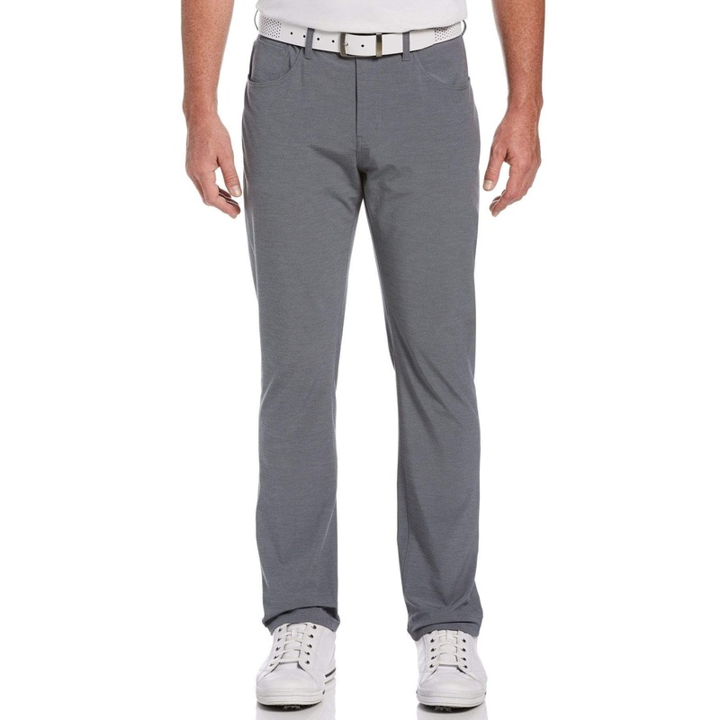 PGA TOUR Mens Horizon Flat Front Pants Dark Grey Heather 40 x 30