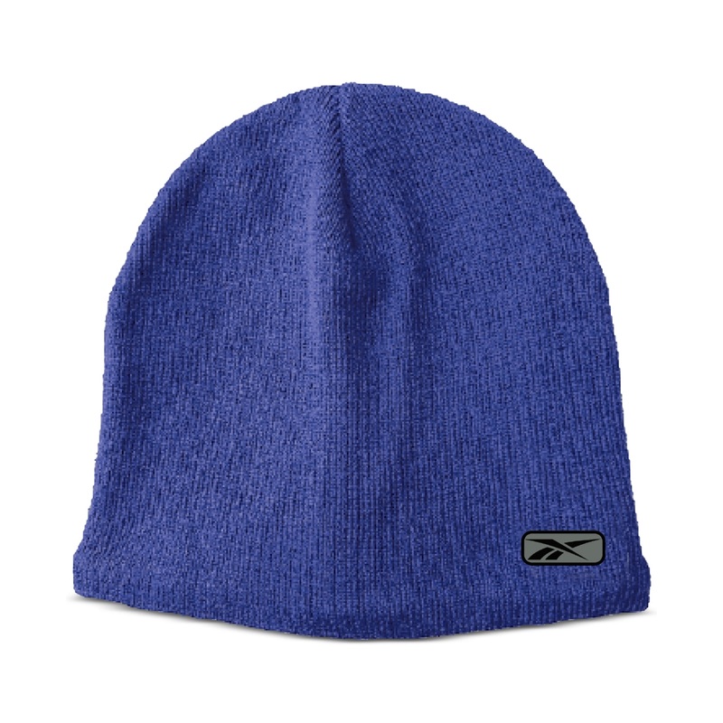 Reebok Mens Logo Beanie Hat Vector Blue