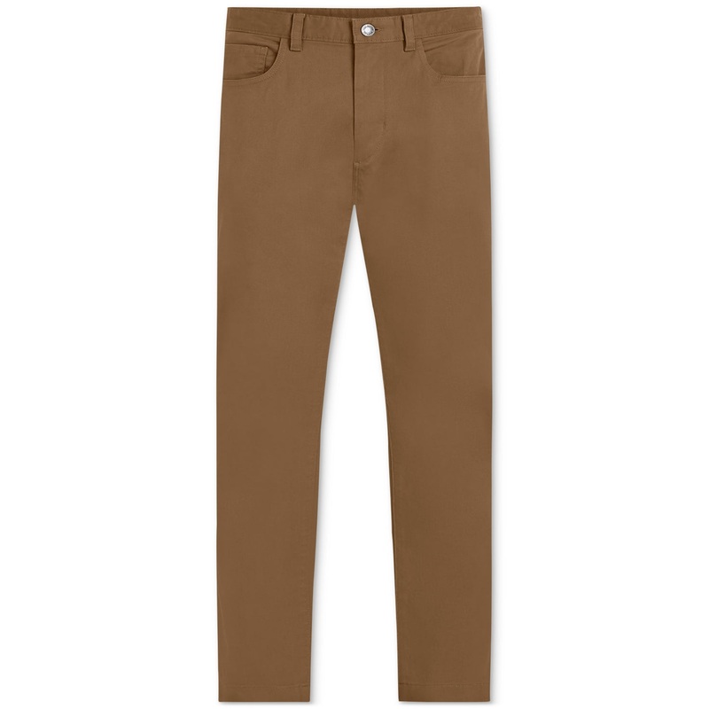 Tommy Hilfiger Mens Denton Straight Fit Stretch Chino Pants Khaki Brown 40 x 32