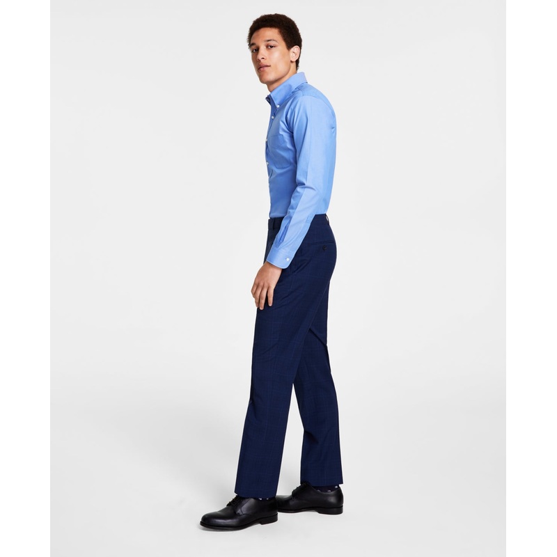 Brooks Brothers Men's Classic Fit Pinstripe Wool Blend Suit Pants Navy 38 x 30