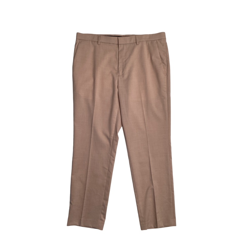 Perry Ellis Portfolio Mens Slim Fit Stretch Pants Salmon Pink 30 x 30