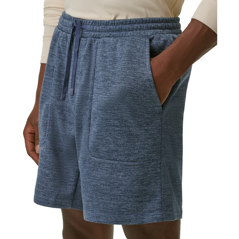 Bass Outdoor Men's Atlantic Fleece Lined Drawstring Shorts Blue Large