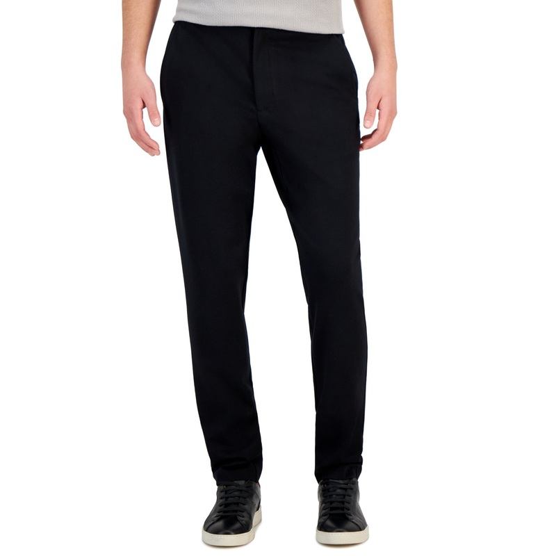 Alfani Men's Modern Knit Suit Dress Pants Black 32 x 30