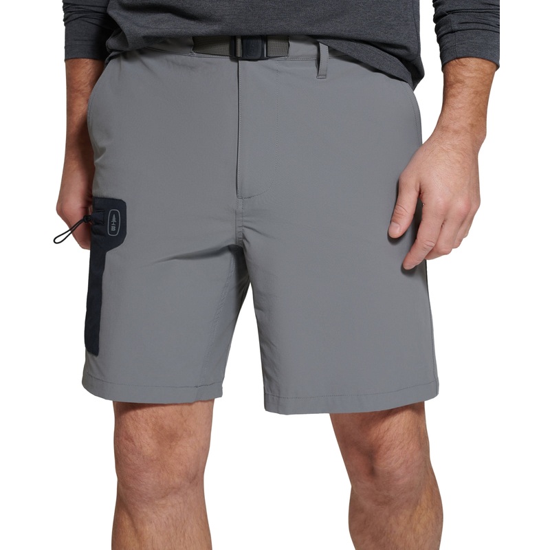 Bass Outdoor Men's Cutler Belted Shorts Gargoyle Grey 2XL