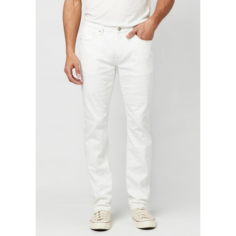 Buffalo David Bitton Men's Straight Six Authentic Vintage Jeans White 38 x 32