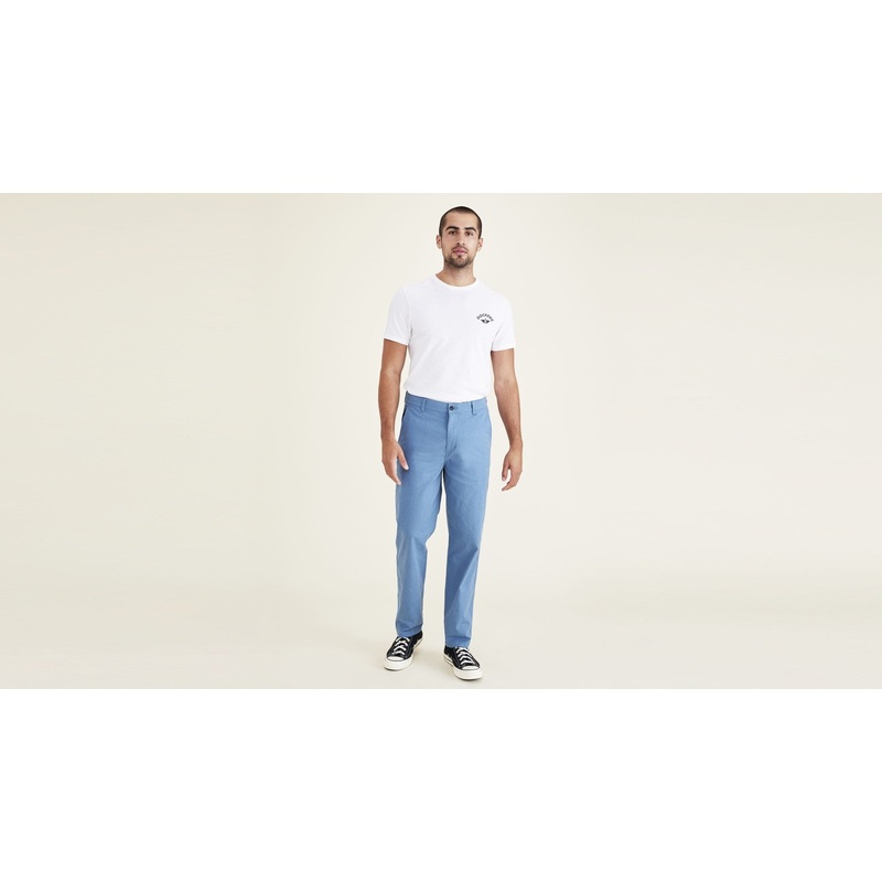 Dockers Men's Ultimate Straight Fit Chino Pants Ocean Blue 38 x 29