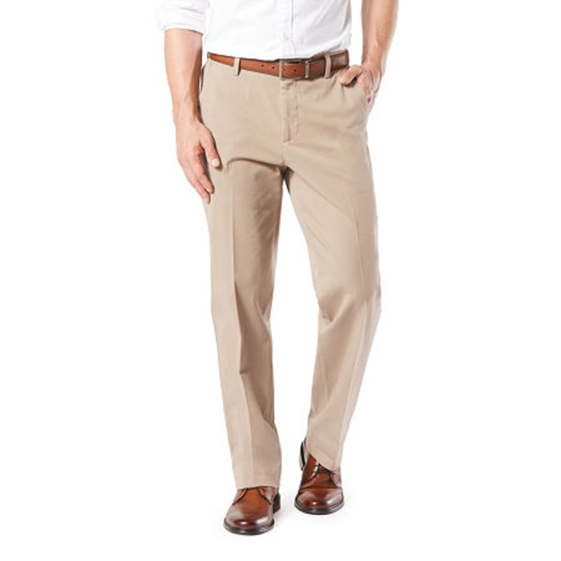 Dockers Men's Workday Smart 360 Flex Classic Fit Khaki Stretch Pants 38 x 32