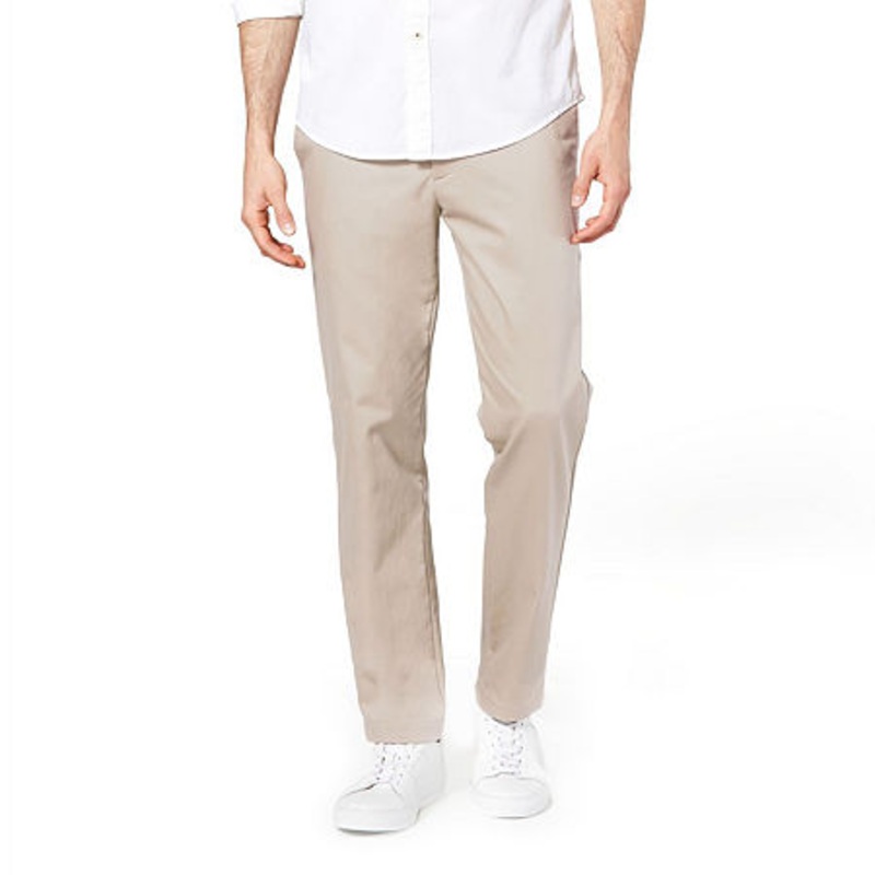 Dockers Mens Signature Fit Slim Taper Khaki Pants Cloud Beige 30 x 32