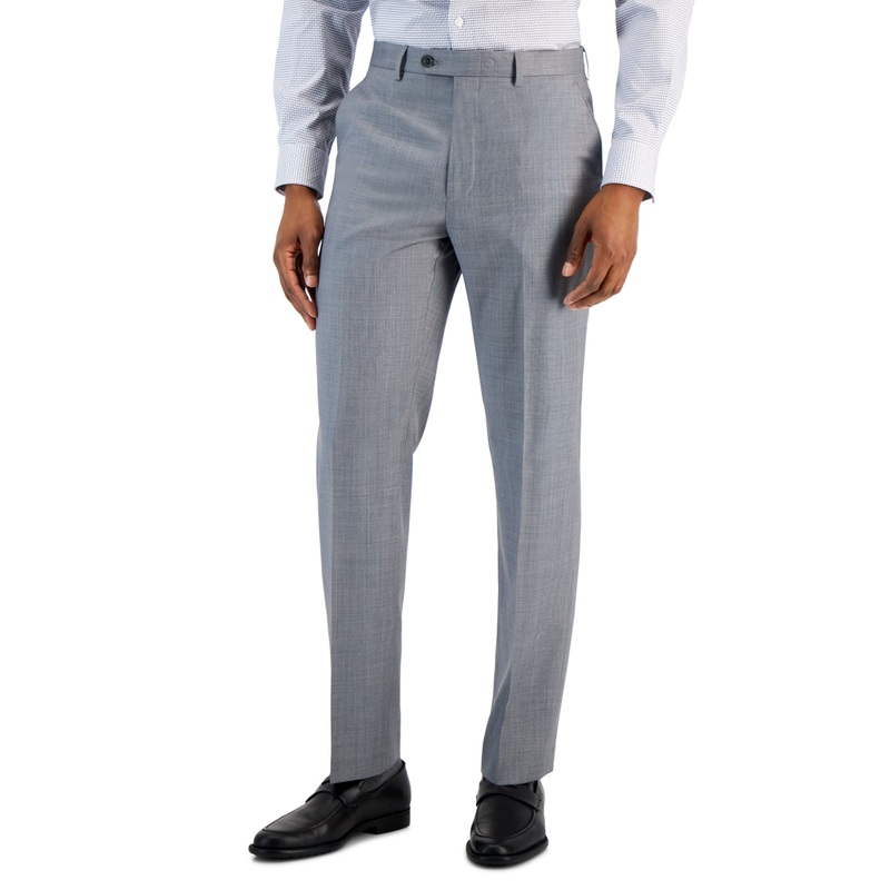 Lauren Ralph Lauren Men's Classic Fit Ultra Dress Suit Pants Light Grey 38 x 32