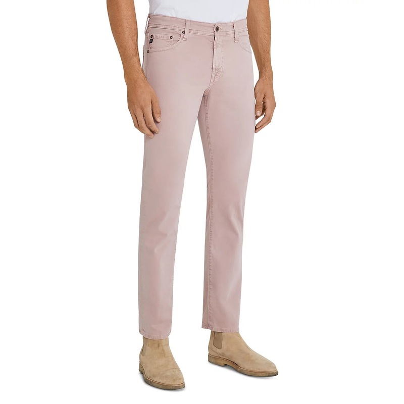 AG Adriano Goldschmied Mens Tellis Slim Fit Pants 38 x 34 Mauve Pink