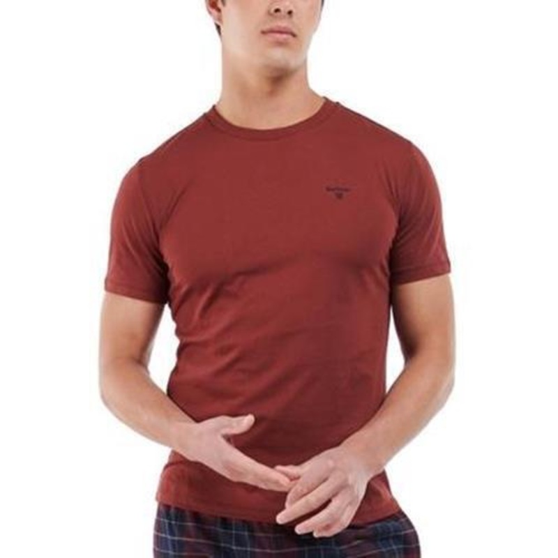 Babour Men's Donal Logo Pajama T Shirt Ruby Large