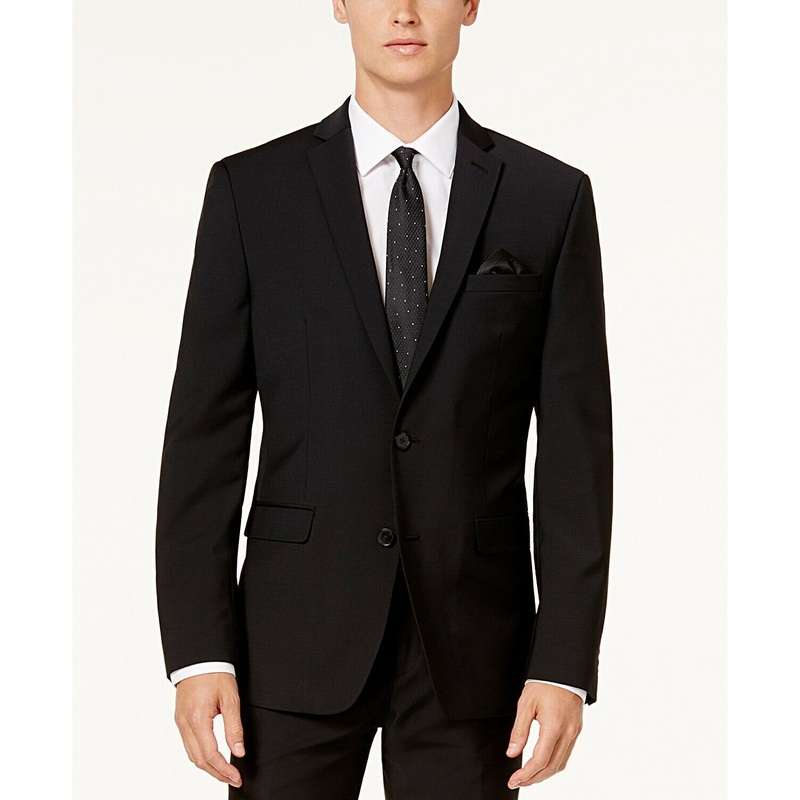 Bar III Men's Slim-Fit Active Stretch Suit Jacket 36R Black