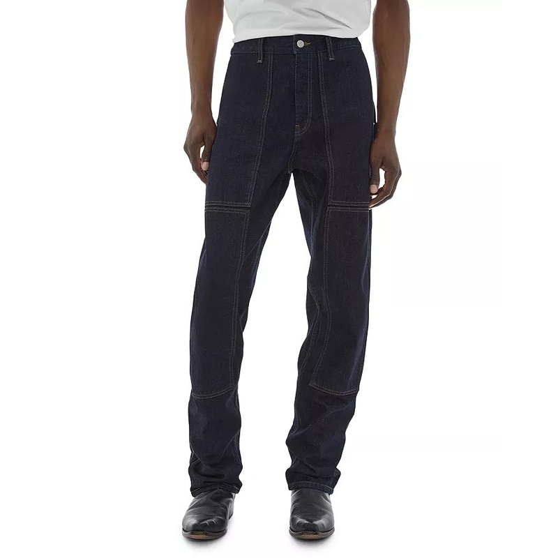 Helmut Lang Mens Carpenter Jeans Size 34 x 32 Dark Indigo Rinse Blue