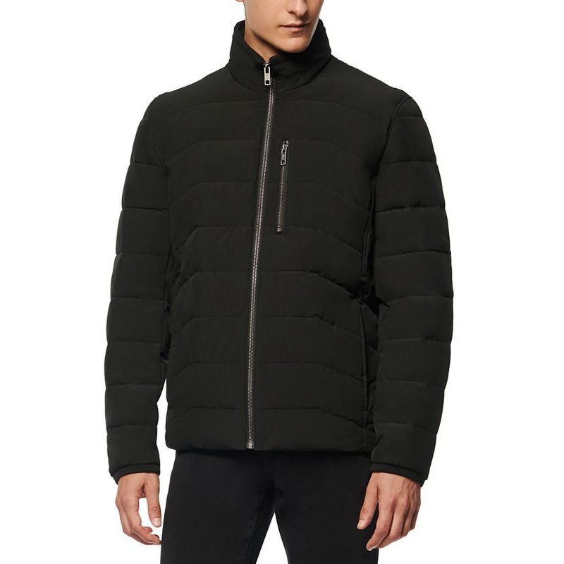 Marc New York Men's Carlisle Stretch Packable Moto Jacket Black XXL