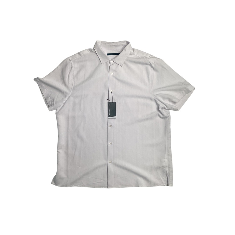 Perry Ellis Mens Short Sleeve Button Down Shirt White Small