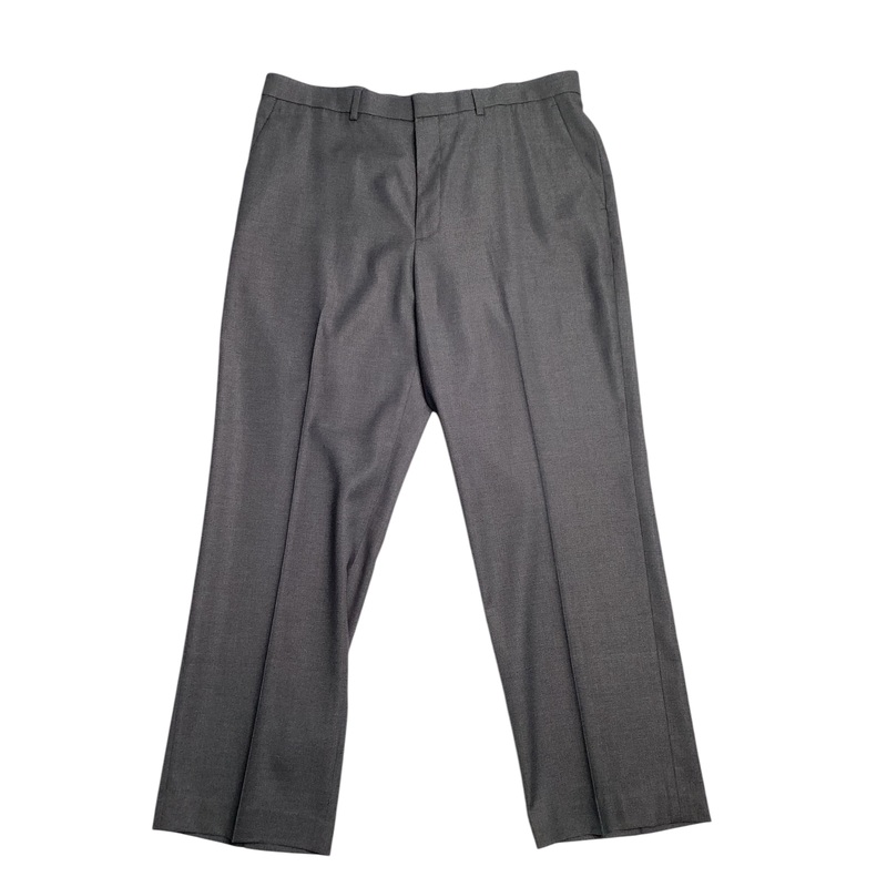 Perry Ellis Portfolio Men's Non Iron Dress Pants Brushed Nickel 36 x 29