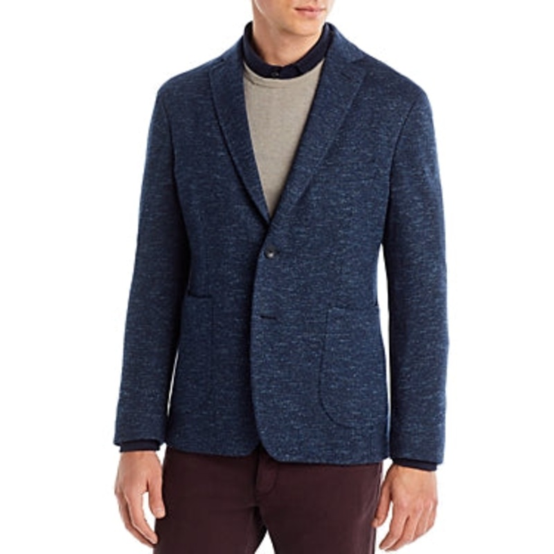 The Men's Store  Jersey Regular Fit Sport Coat Blazer 40R Navy Blue