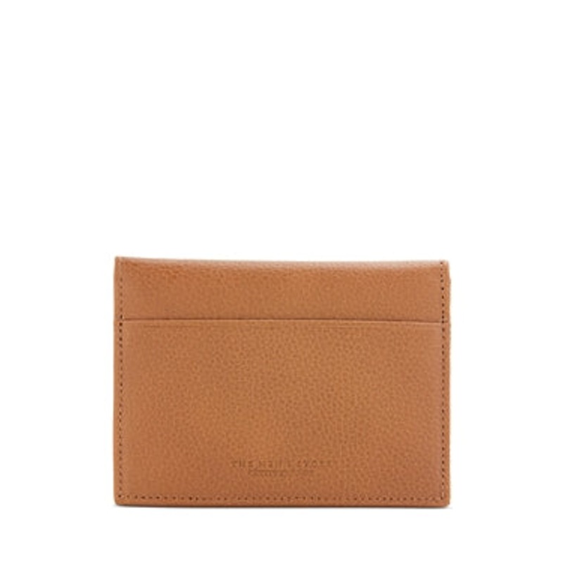 The Men's Store Uptown Card Case Wallet Tan