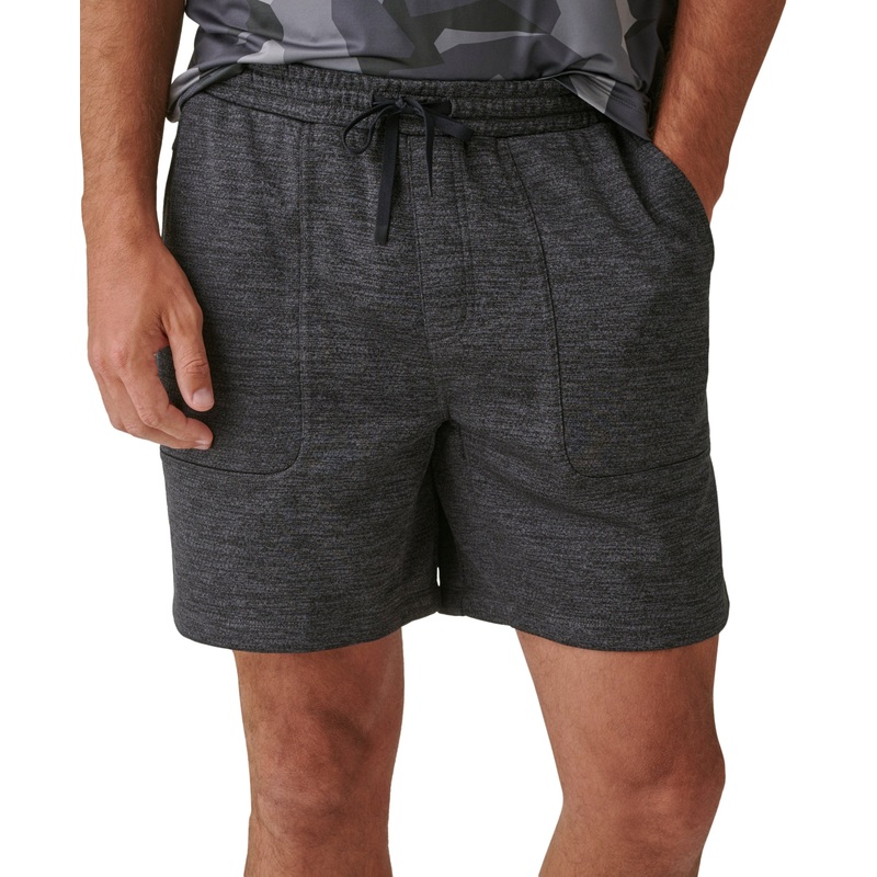 Bass Outdoor Men's Atlantic Fleece Lined Drawstring Shorts Black Beauty XL
