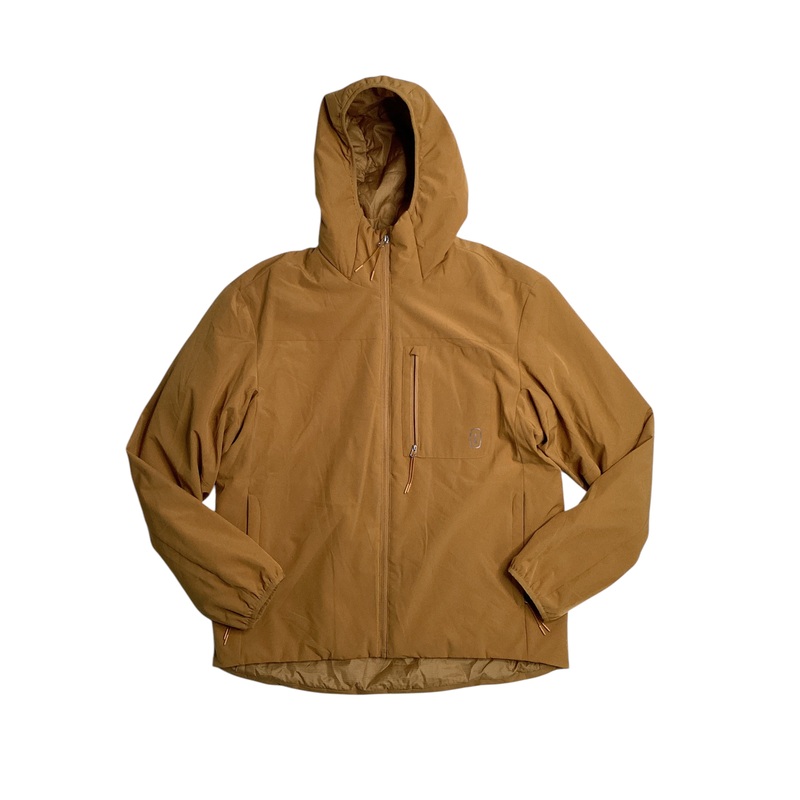 BASS OUTDOOR Men's Firebird Softshell Rain Jacket Large Brown