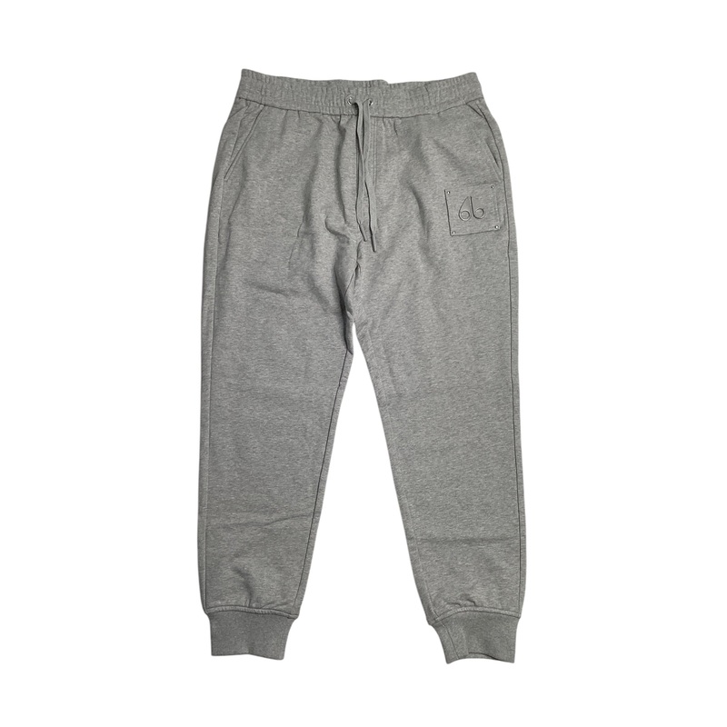 Moose Knuckles Unisex Brooklyn Jogger Pants Sweatpants Light Heather Grey XL