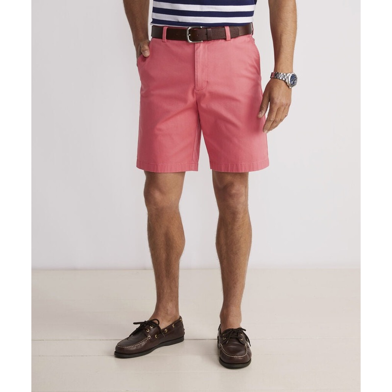 Vineyard Vines Mens Breaker Regular Fit 9 Inch Cotton Shorts Red 30