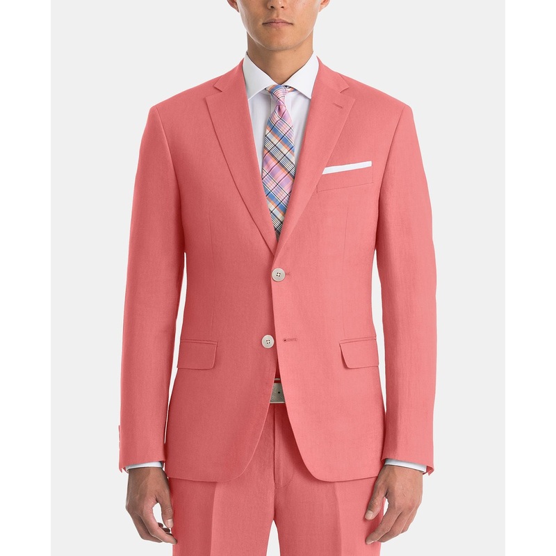 Lauren Ralph Lauren Men's UltraFlex Classic Fit Linen Sport Coat Blazer Red 36S