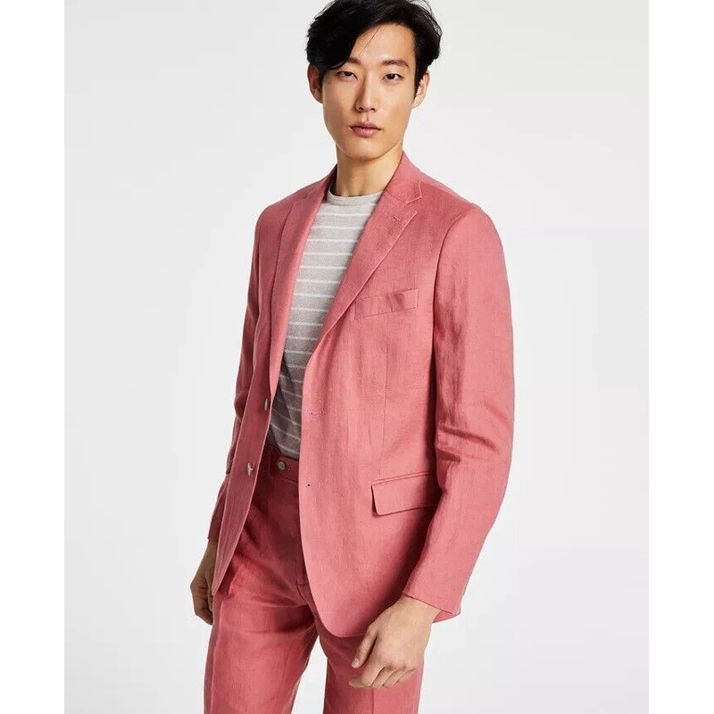 Lauren Ralph Lauren Men's UltraFlex Classic-Fit Linen Sport Coats 36R Red