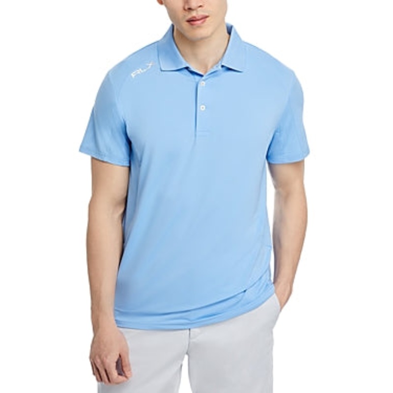 RLX Polo Ralph Lauren Mens Regular Fit Short Sleeve Polo Shirt Blue XL