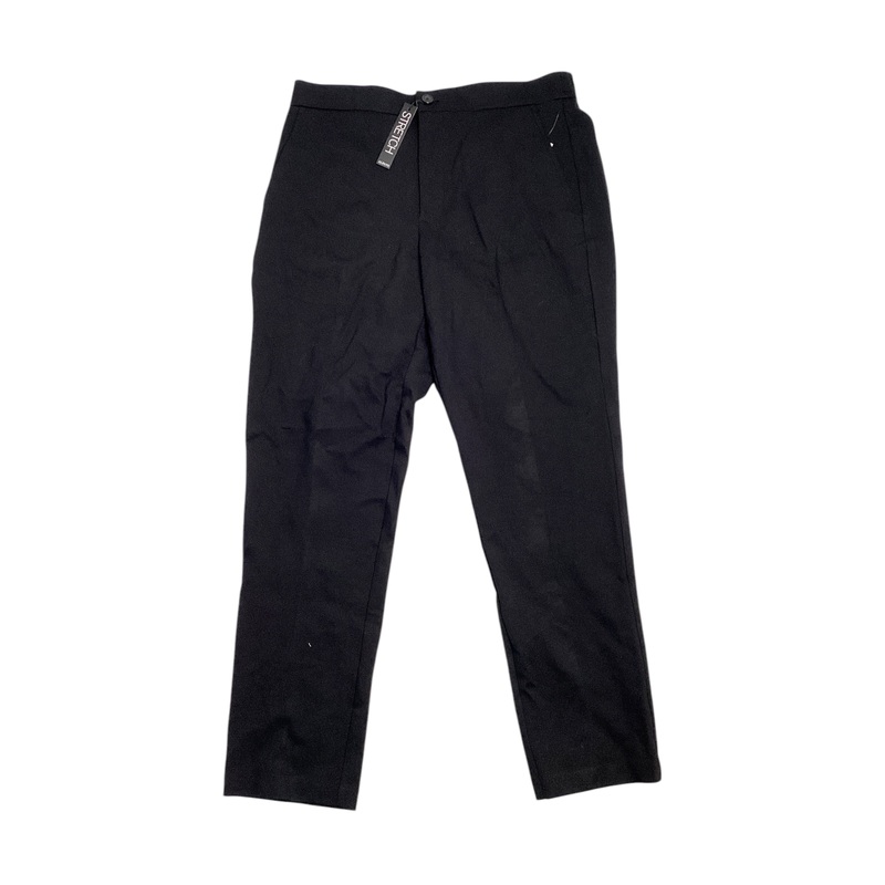 Alfani Men's Regular Fit Stretch Pleated Jogger Pants Deep Black Large