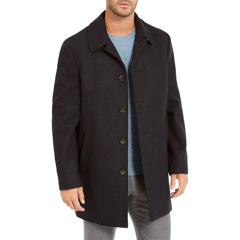 Lauren Ralph Lauren Men's Jake Classic Fit Ledric Overcoat Coat Jacket Grey 52R