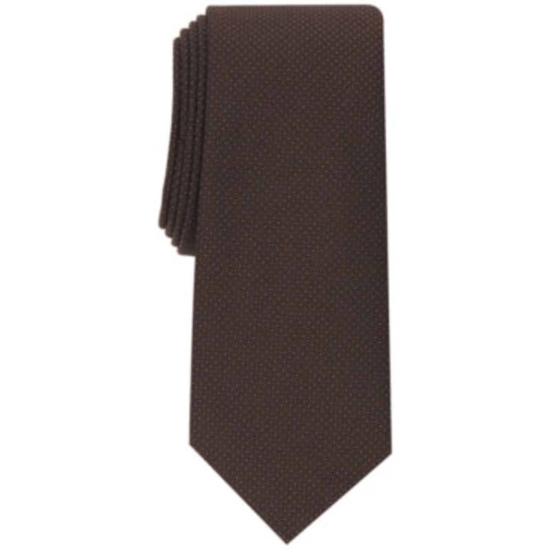 Alfani Men's Necktie Tanner Mini Tie Brown