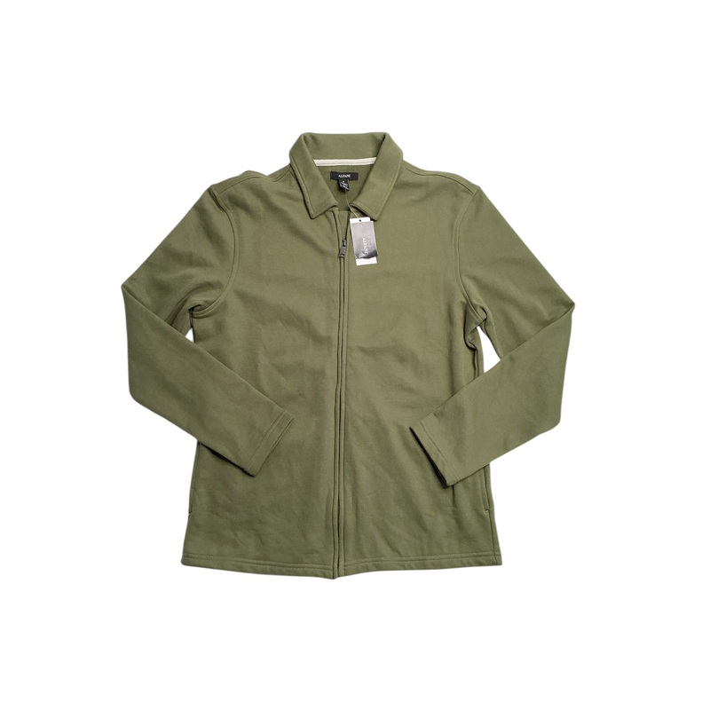 Alfani Mens Zip Front Harrington Jacket Coat Green 2XL