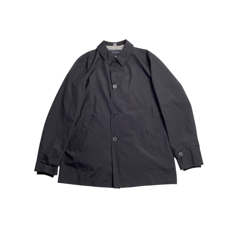 Herno Mens Laminar Goretex Raincoat Coat Size 46 IT / Small Black Waterproof