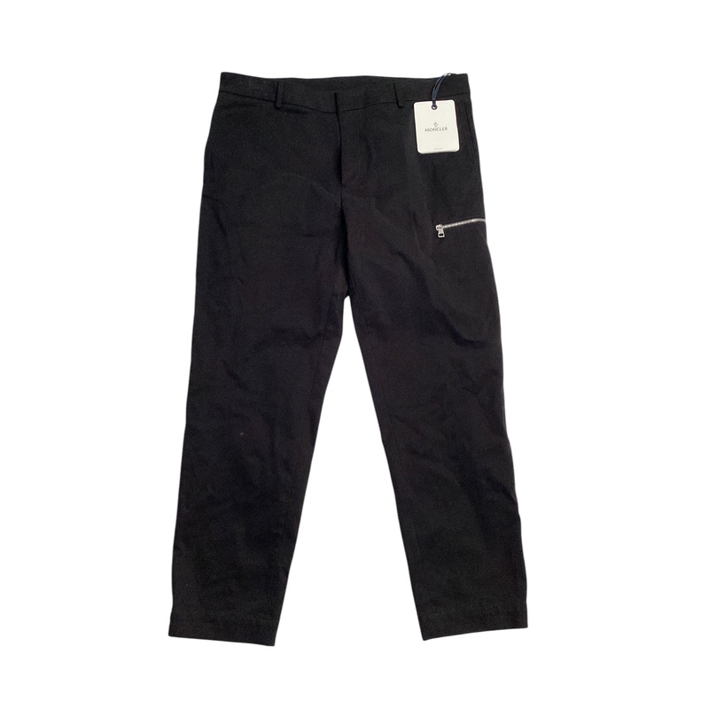 Moncler Mens Loose Fit Trousers Pants IT 54 / US 38 x 30 Black