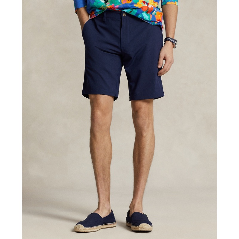 Polo Ralph Lauren Men's 9.5" Stretch Dobby Beach Shorts Navy Blue 42