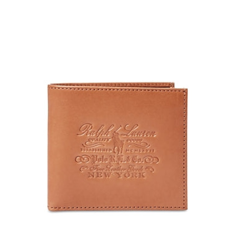 Polo Ralph Lauren Mens Heritage Full Grain Leather Wallet One Size