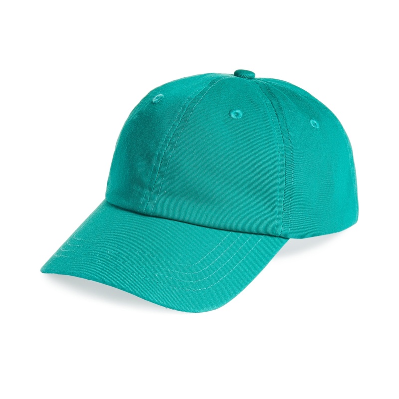 Club Room Men's Solid Green Baseball Hat  ONE SIZE