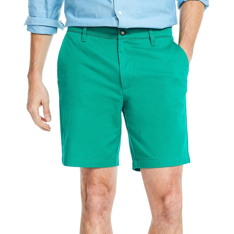 Nautica Men's Classic 8.5" Deck Chino Shorts Green 30