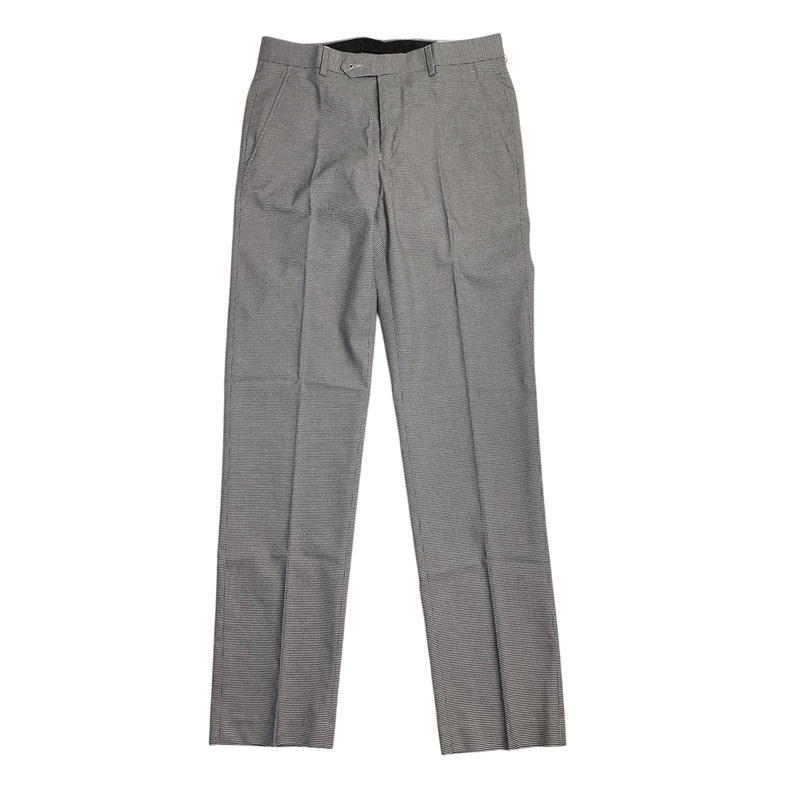 ALFANI Men's Slim-Fit Black & White Pattern Houndstooth Dress Pants 30 x 32