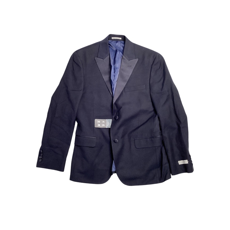 Alfani Men's Slim Fit Navy Tuxedo Jacket Navy Blue 38S