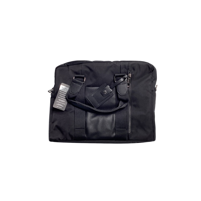 Alfani Mens Black Briefcase ONE SIZE