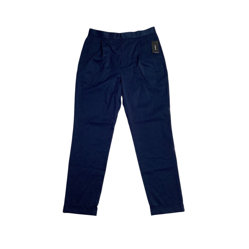 Alfani Mens Modern Fit Stretch Pleated Dress Pants Blue 30 x 30