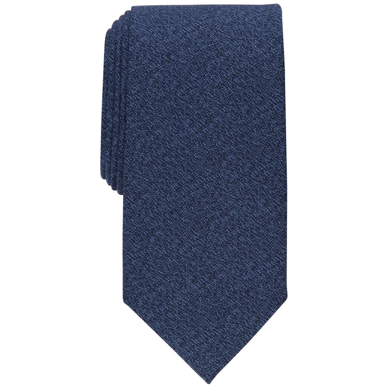 Club Room Mens Necktie Miles Classic Abstract Tie Navy Blue