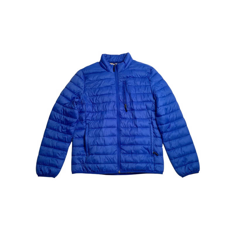 Club Room Mens Packable Puffer Jacket Medium Blue