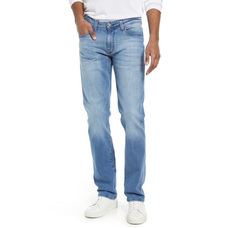 Fidelity Denim Jimmy Slim Straight Leg Jeans Texan Blue 38