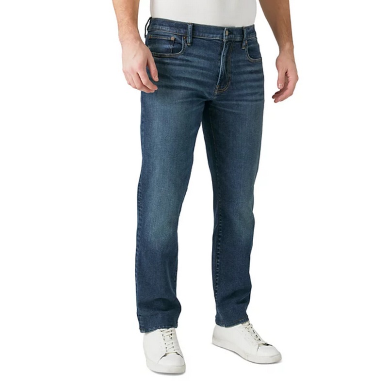 Lucky Brand Men's 223 Harrison Straight Fit Jeans Ocala Blue 33 x 32