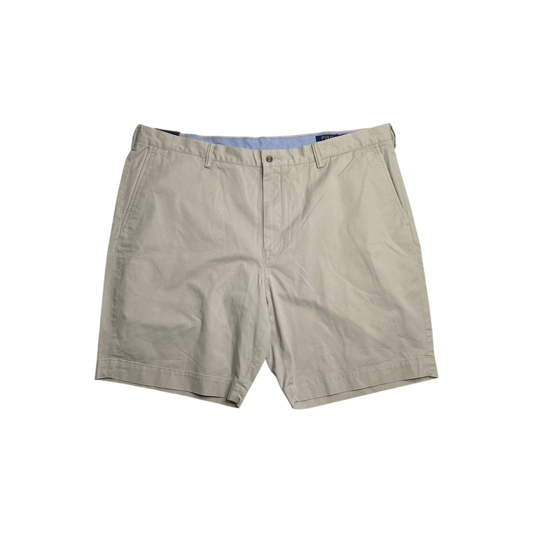 Polo Ralph Lauren Mens Classic Fit 9 Inseam Chino Shorts Size 44 Khaki Beige